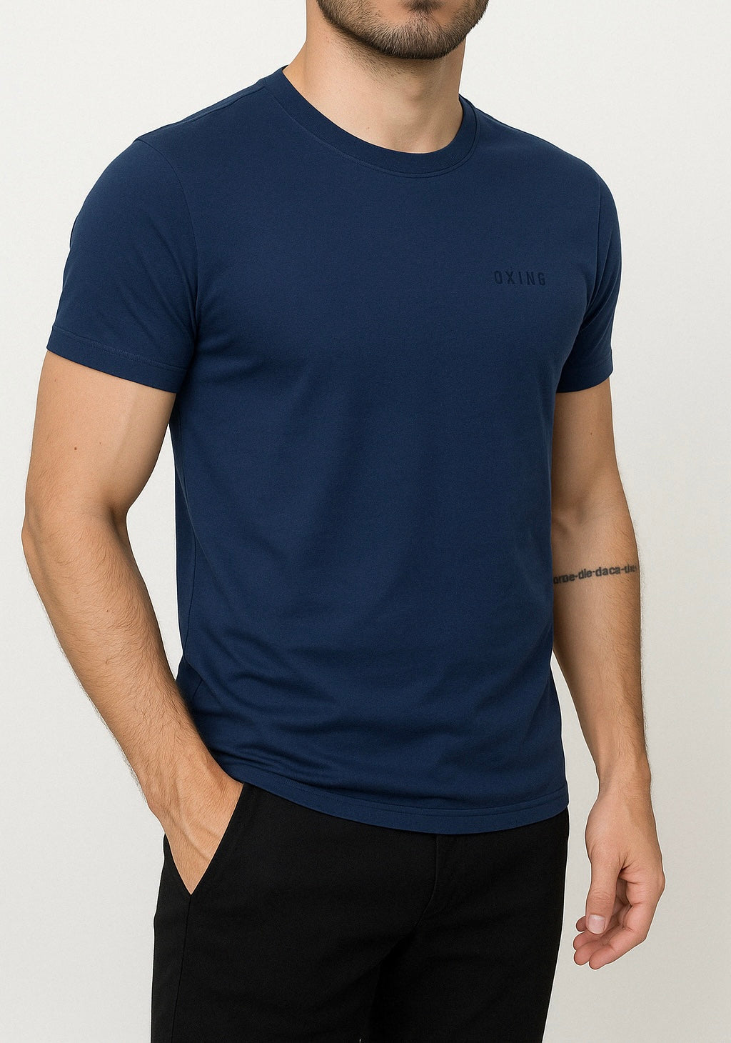 T-shirt Menegotti Azul Marinho