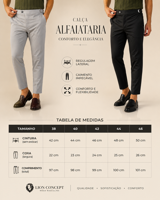 CALÇA ATENAS COM REGULAGEM