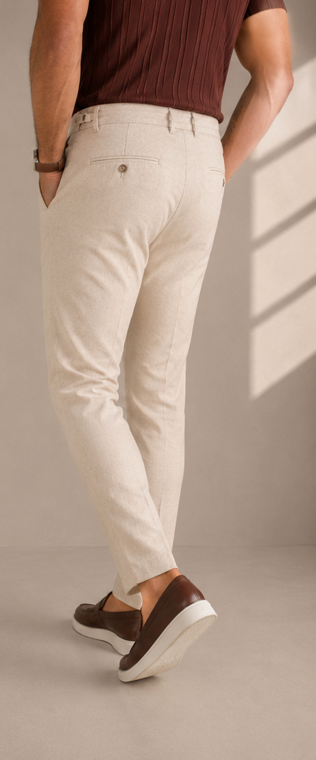 CALÇA DE LINHO ALFAITARIA